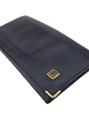 Dunhill Purse Black gold Women Authentic secondhand